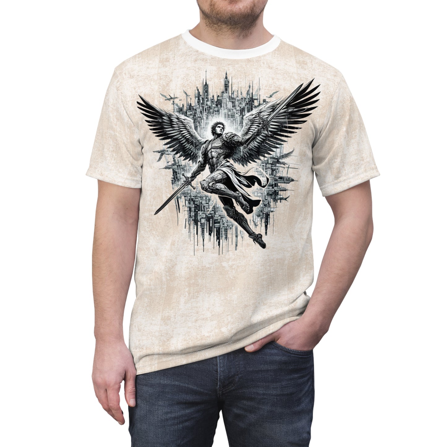 Vintage Archangel Cyber Punk Unisex Tee